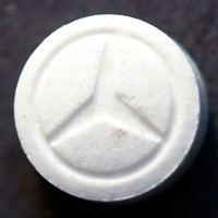 White Mercedes Ecstasy Pills